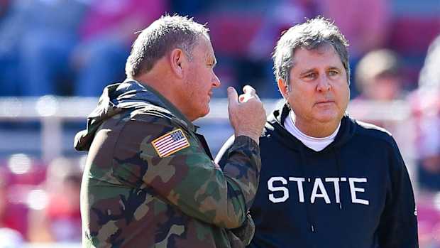 Sam Pittman-Mike Leach
